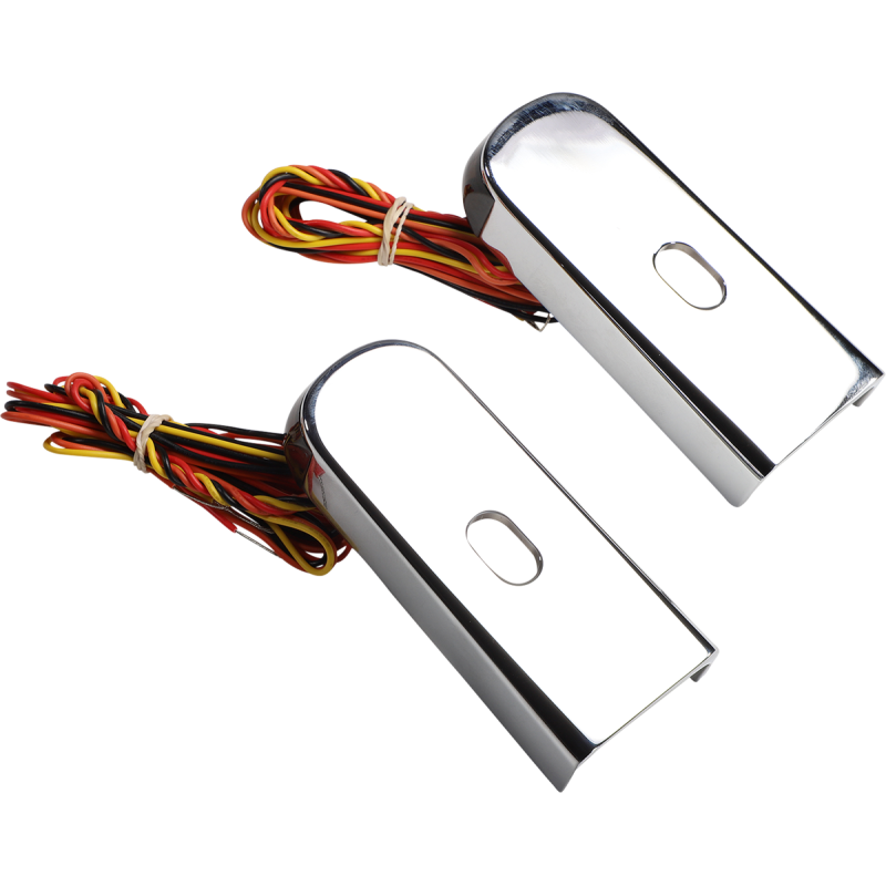 06-17 DYNA STRUT LIGHTS CHR RED/SMOK PR