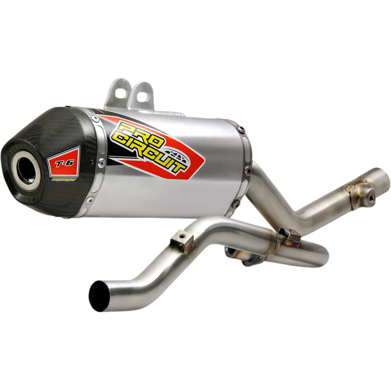 03-19 CRF230F EXHAUST T-6 SS W/CF END CAP