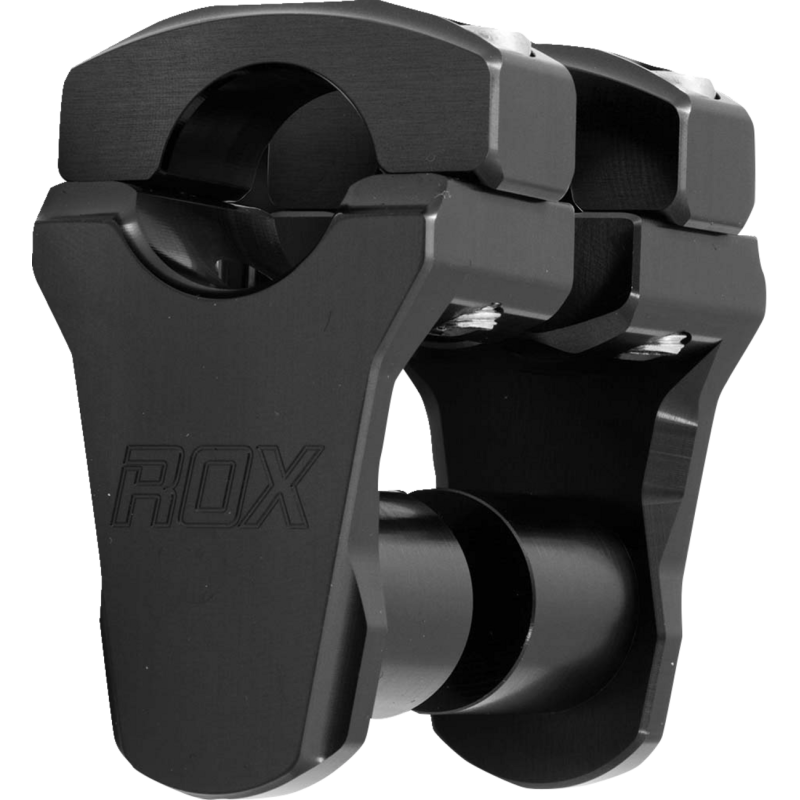 1-3/4" Pivoting Handlebar Risers - Black