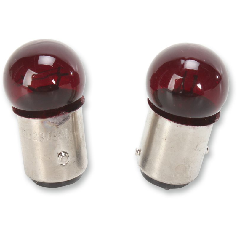 BULB 2FIL 23/8W 12V RED PR