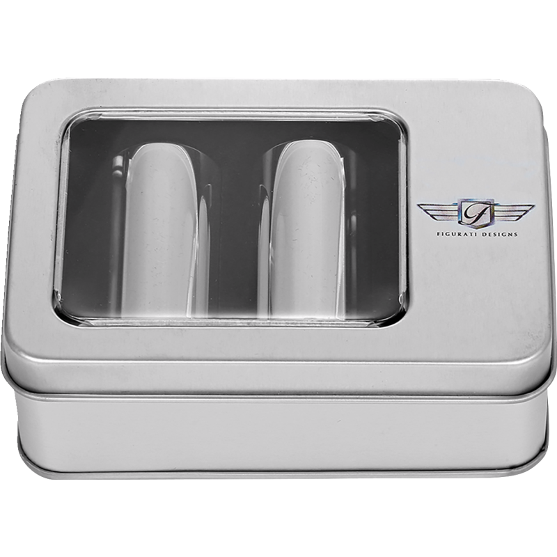 ND MAG DOCKING COVERS PLAIN SILVER 25.2X46.5mm