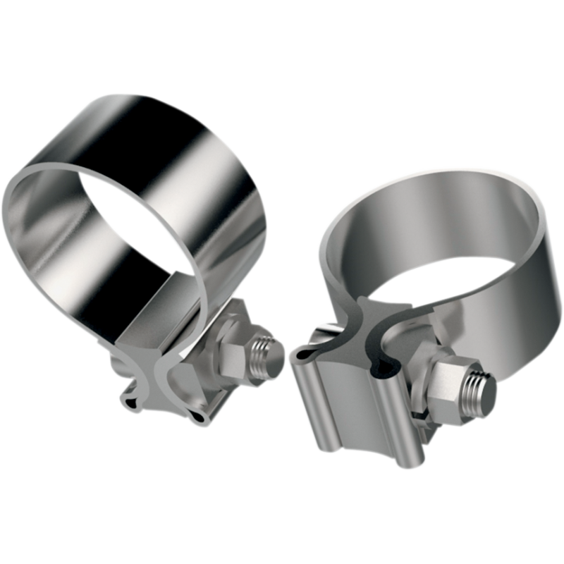 CLAMP EXHAUST SS 1.25" W PR