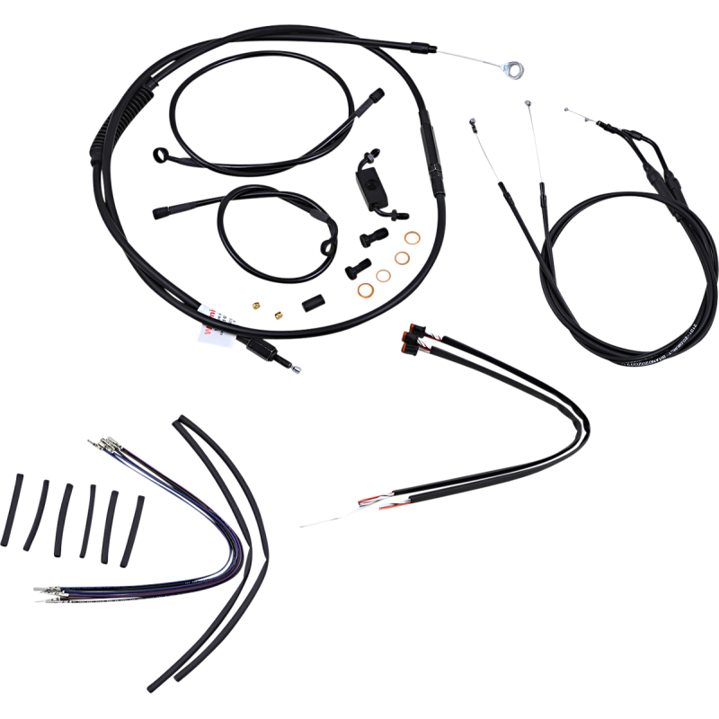 Control Kit - 12" Ape Hanger Handlebars - ABS