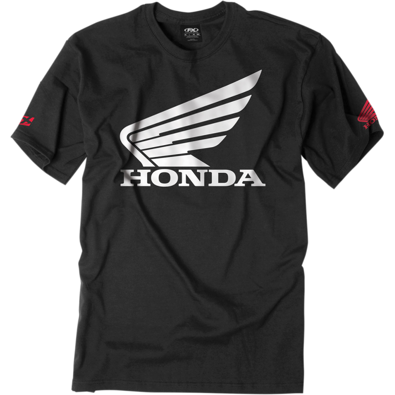 TEE HONDA BIG WING BLACK XL