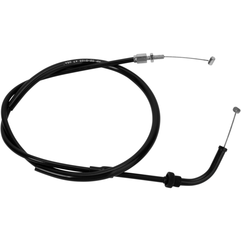 THROTTLE CABLE PUSH BLACK VINYL