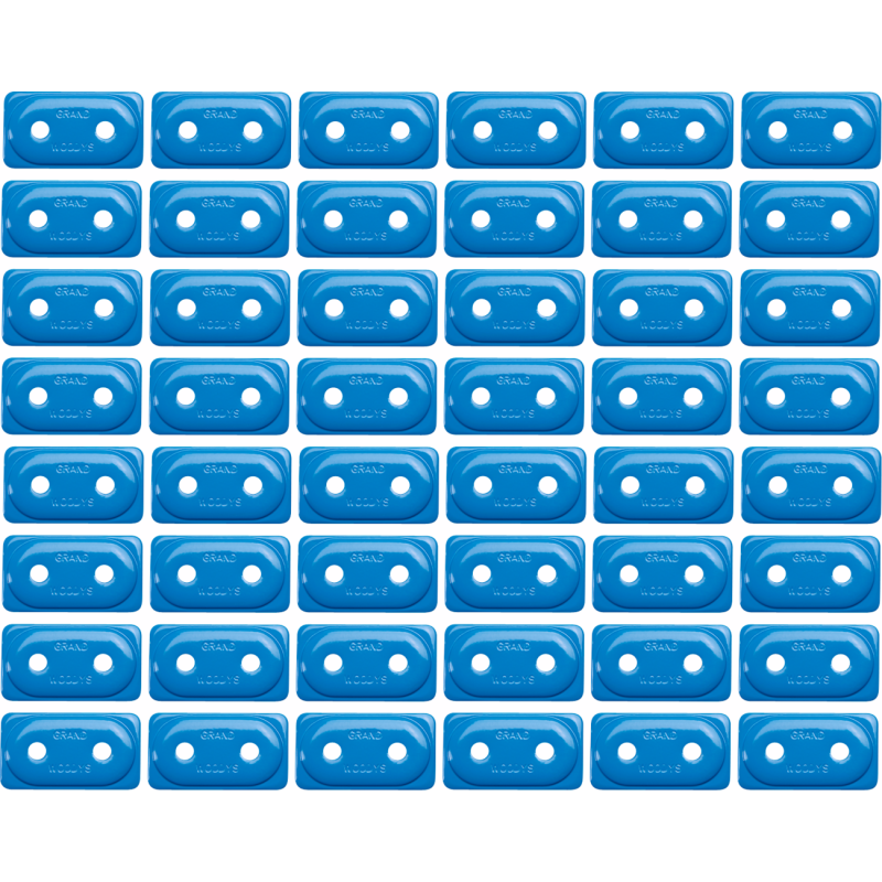BACKER 2HOLE GRMAST MET BLUE
