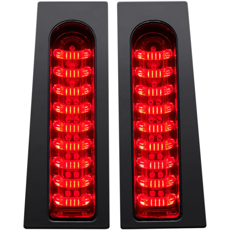 14-19 FLHT PROBEAM FILLERZ S/B LED LIGHT  RD/GL/BLK PR
