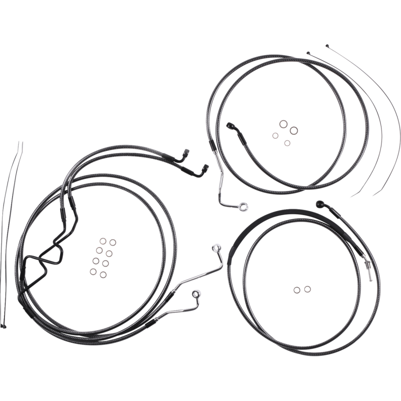 KARBONFIBR  Handlebar Installation Kit - 8" -17-20 FLTR