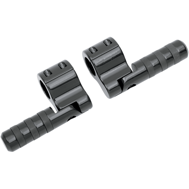 BLK CLAMP/O PEGS 3 W/BANDS 1 1/4 HWY BAR