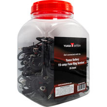 BATTERY 15-AMP RING CONNECTORS 25 PACK