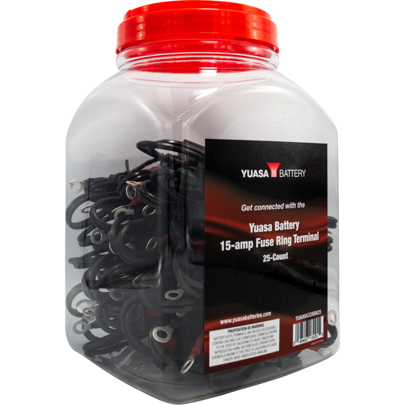BATTERY 15-AMP RING CONNECTORS 25 PACK
