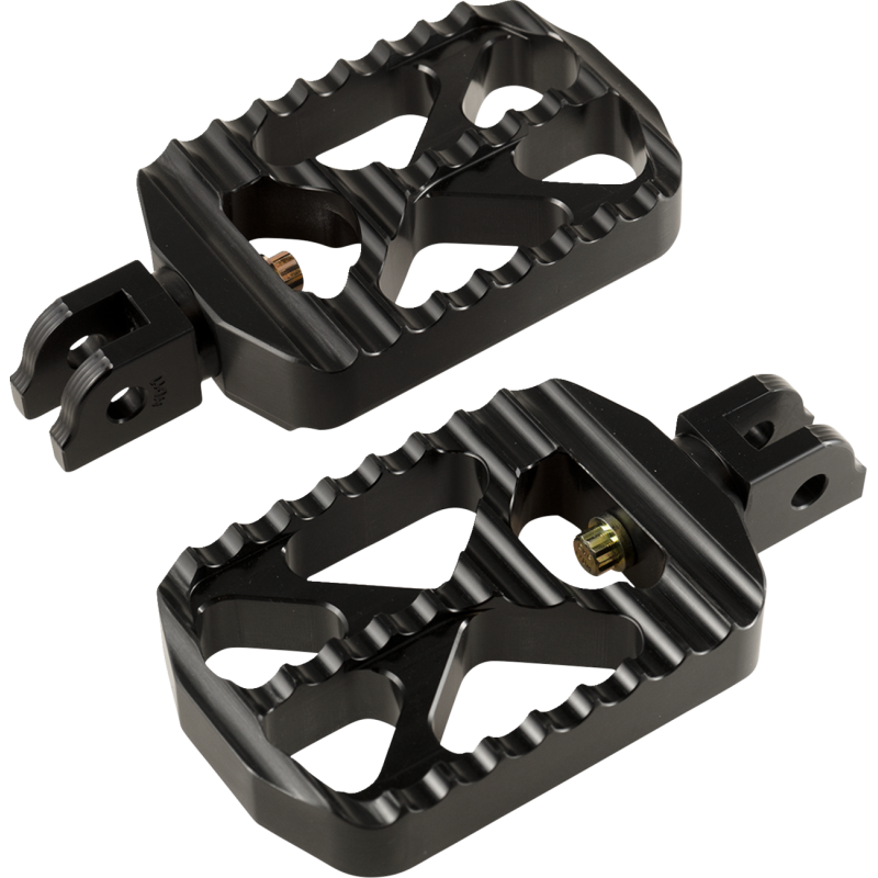 FOOTPEGS RIDER BEAR CLAW SOFTAIL BLACK