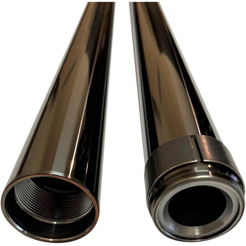 39mm Fork Tubes, 24-1/4" Black (DLC) Coating, Pair