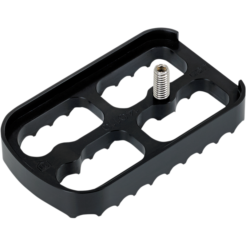 FL SERRATED BRAKE PEDAL COVERS BLACK