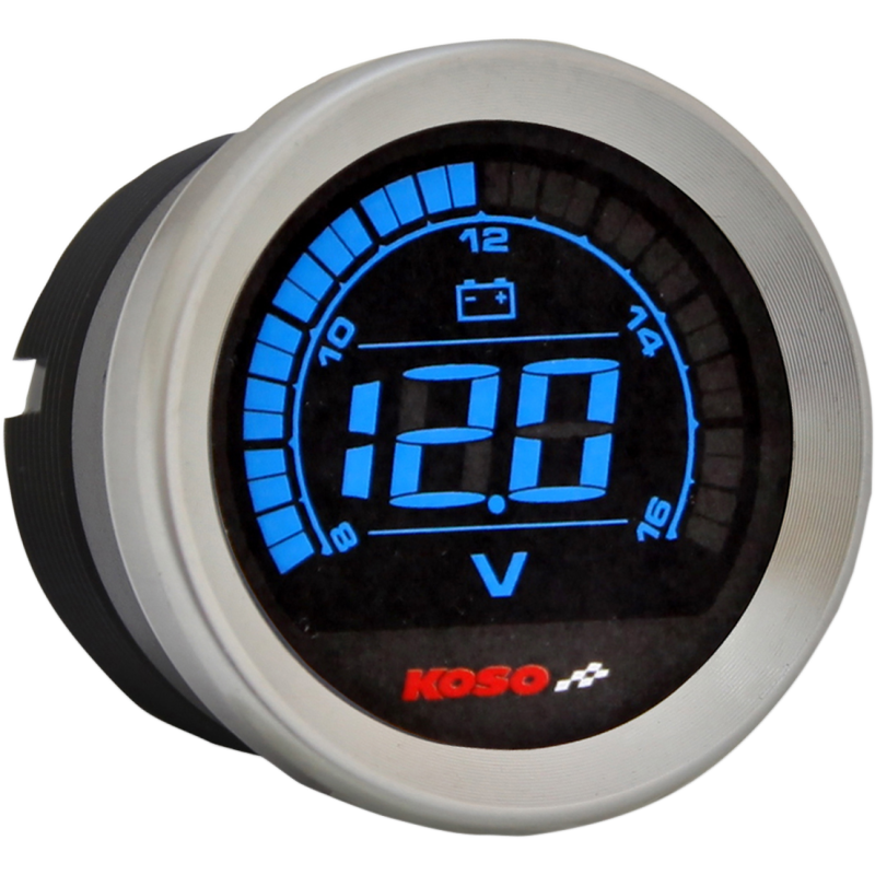 VOLT METER HD 2" CHROME