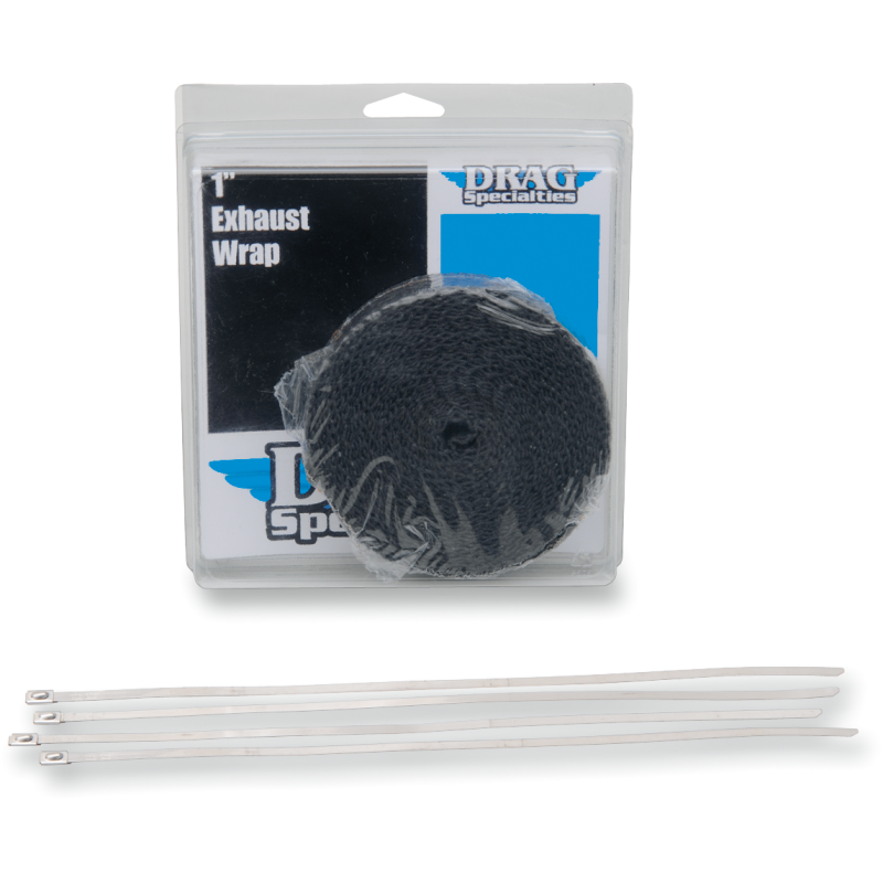 EXHAUST HEAT WRAP KIT 1" BLACK