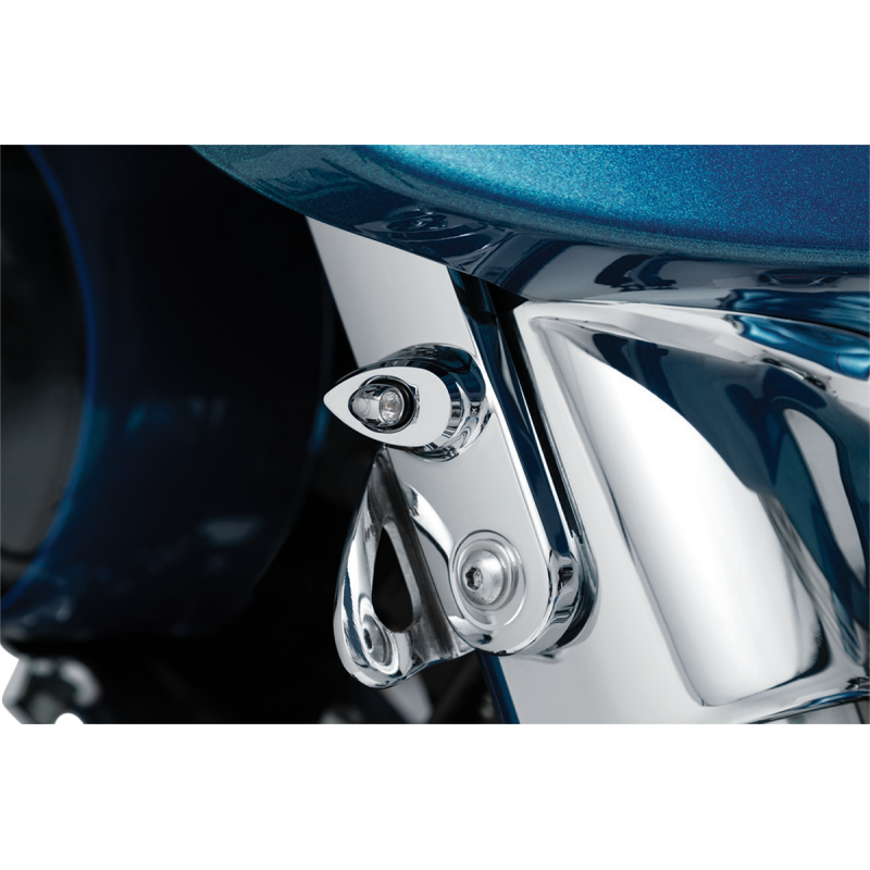 KELLERMANN FRT MNTS FOR STREET GLIDE, SM, CHR PN 2844