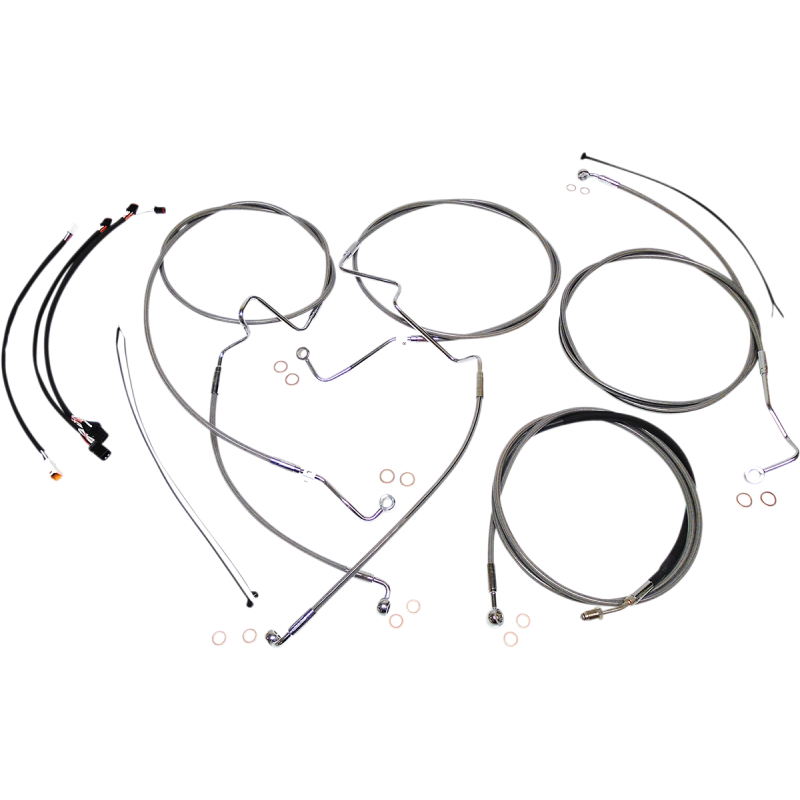 Control Cable Kit - XR - Stainless Steel/Chrome