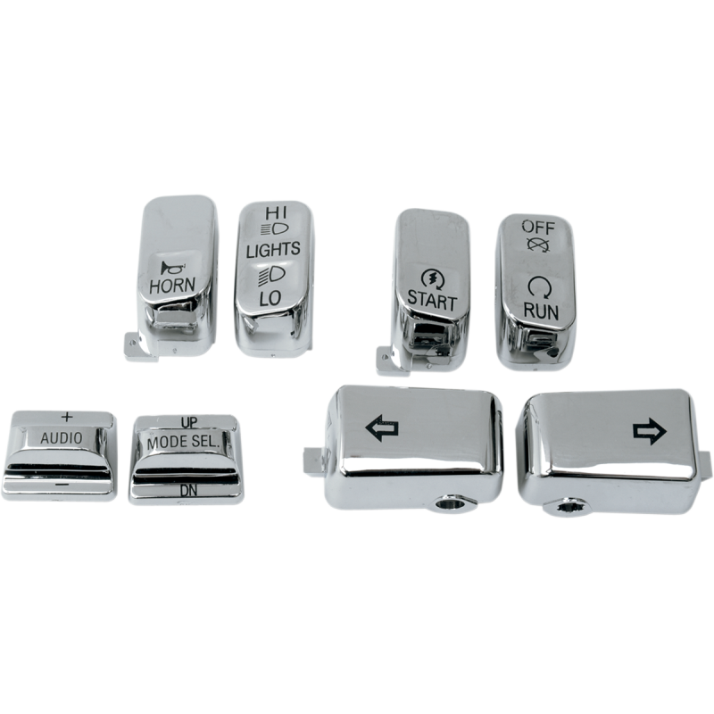 96-13 TOURING 8PCS H/BAR SWITCH CAP KIT