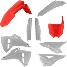 Plastic Kit- FULL CRF250R/RX, CRF450R/RX:25 red/gray