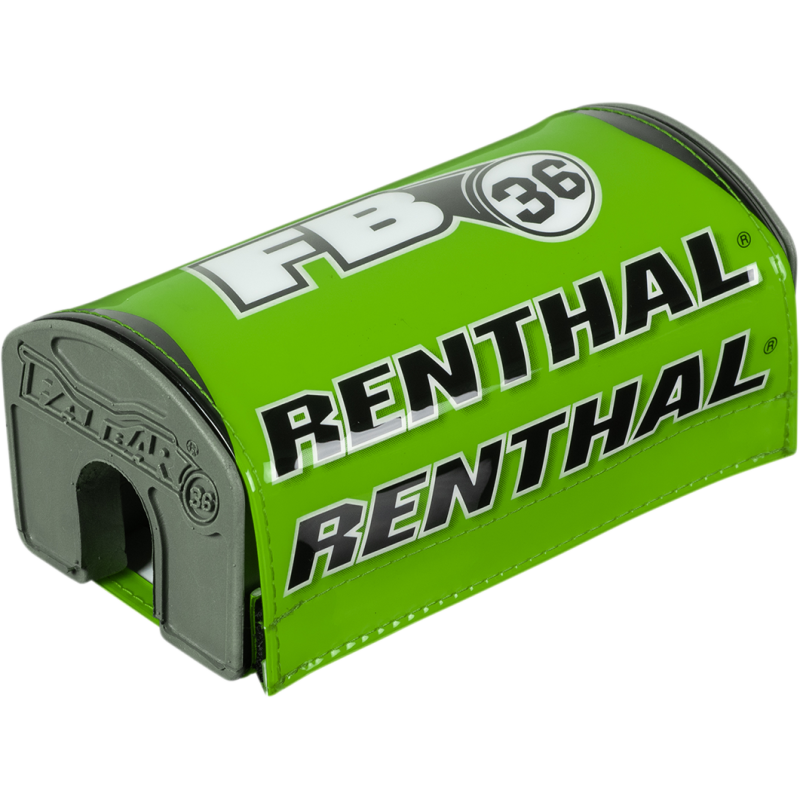 RENTHAL FATBAR36 BAR PAD GREEN/WHITE/BLACK P343