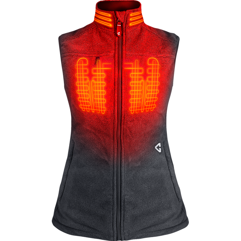 VEST WMN HEAT 7V THERMITE 2 FLEECE GR S