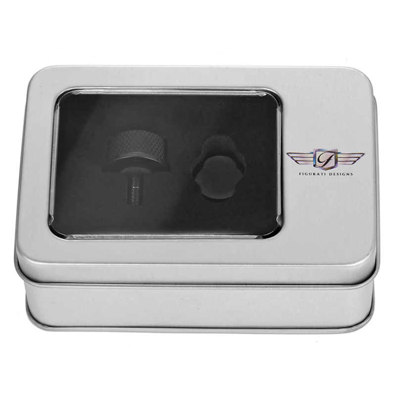 SEAT SCREW PLAIN BLACK INSERT