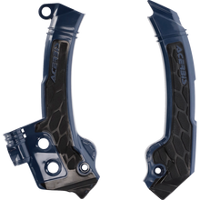 Frame Guards-blue/black- X-GRIP FC250-450:23,FX350/450:23