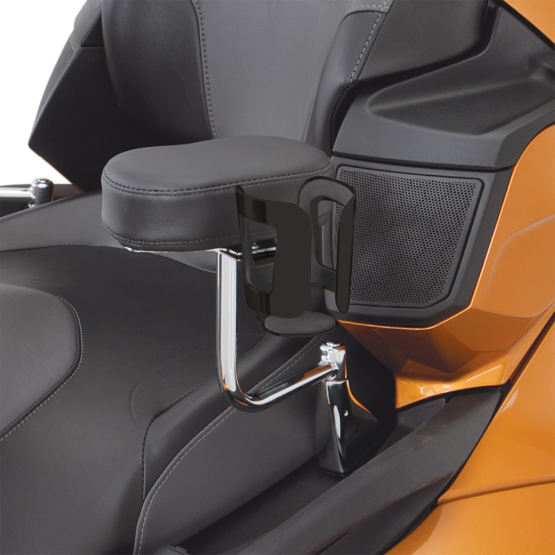ARMREST BEVERAGE HOLDER BLACK  KIT