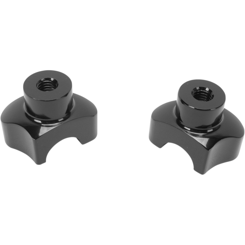 1.7" STR BLACK RISERS (PR)