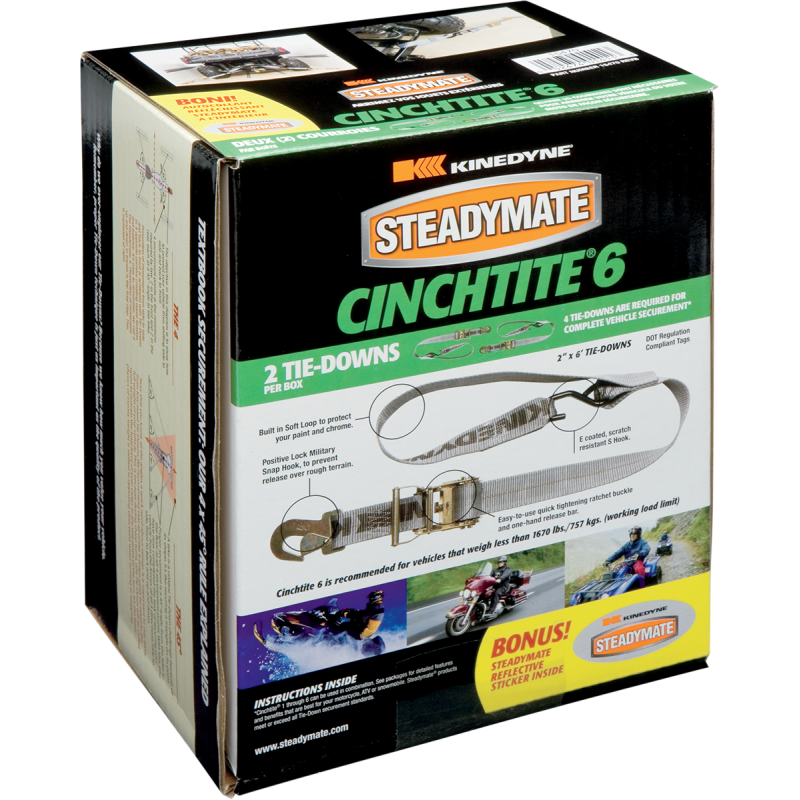 STEADYMATE CINCHTITE 6 1670 LBS 2 PACK