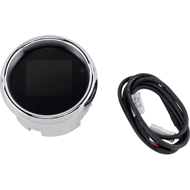11-19 S/TAILS 3-MLX GAUGE 3-3/8" CHR BEZEL