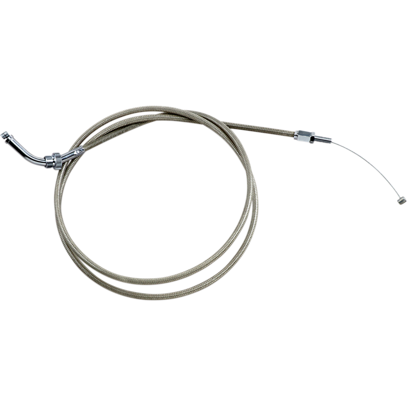 THROTTLE CABLE PUSH CLEAR ARMOUR COATED