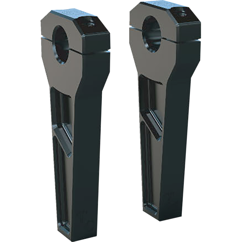 RISER 1"CLMP 6" BLK BLK