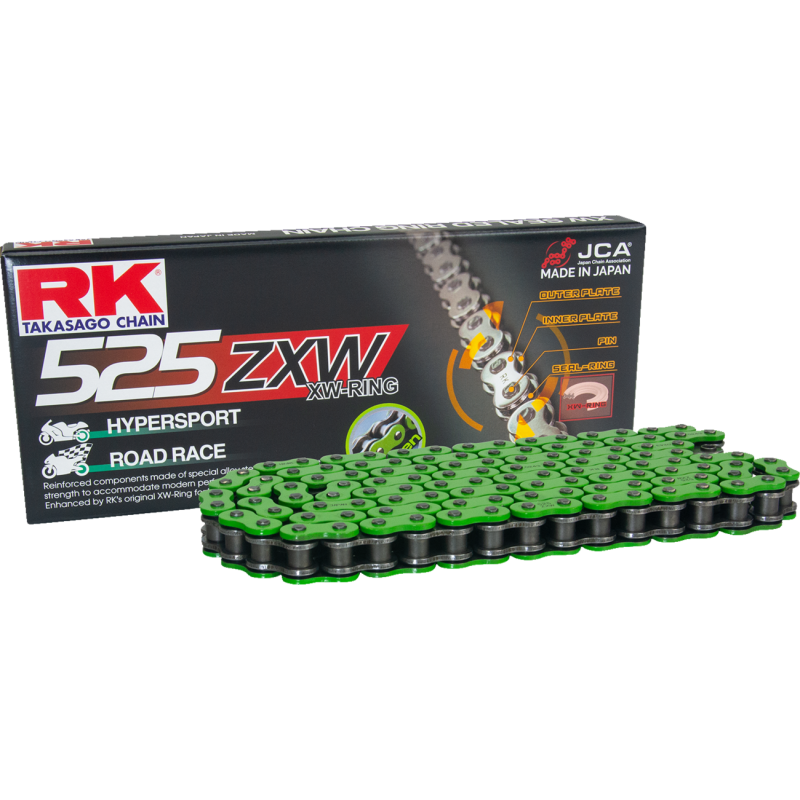 CHAIN RK MM525ZXW-120 GREEN