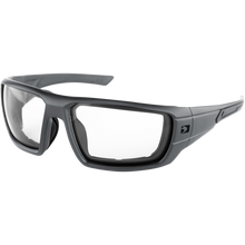 MISSION BALLISTIC SUNGLASS MATTE GRAY CLEAR LENS