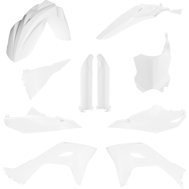 PLASTIC KIT FULL KX450 WHT