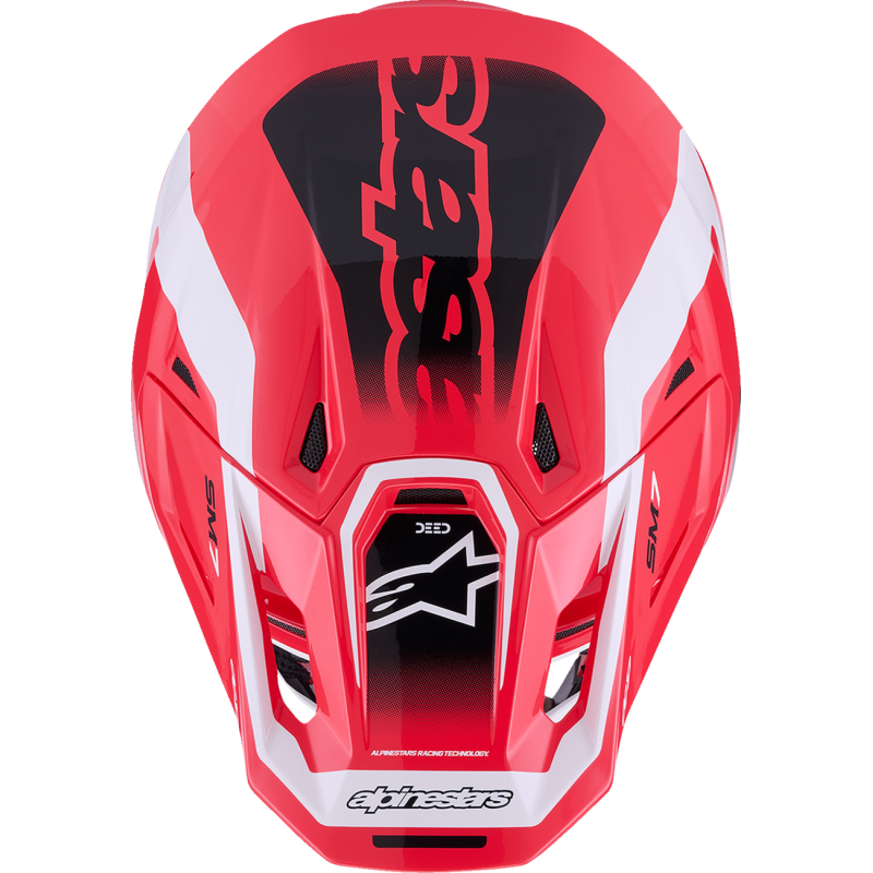 HELMET SM7 DEED RED/BLK/WH L