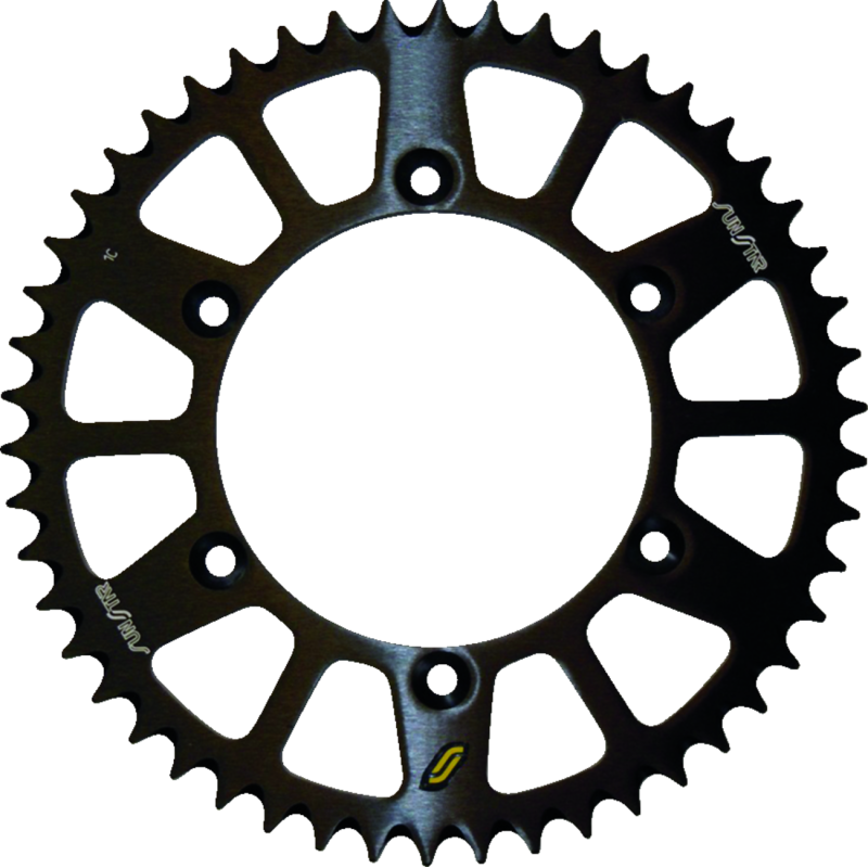 520-48T ALUMINUM REAR SPROCKET BLACK