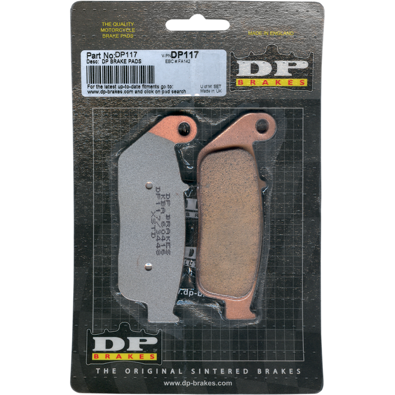 DP117 STANDARD COMPOUND BRAKE PAD SET