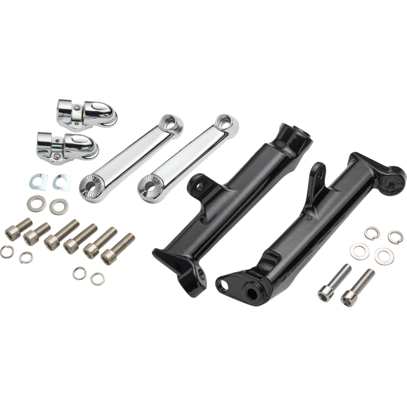 FRAME MOUNTED ADJUSTABLE HIGHWAY PEG MOUNT CHR