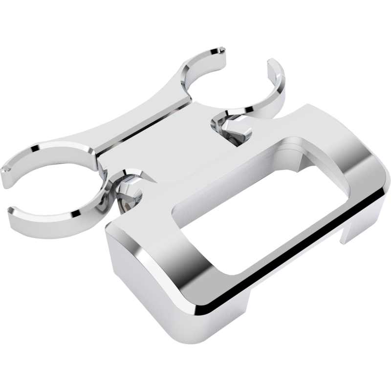 GAUGE MOUNT T-BAR SOFTAIL 1.25" CHROME