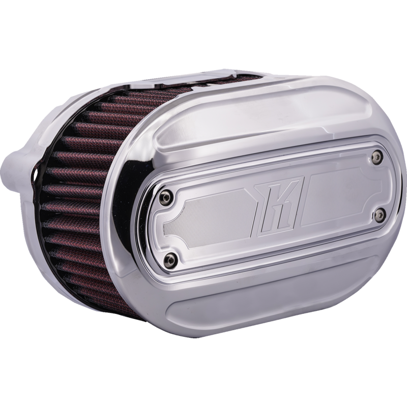 OVAL AIR CLEANER MILWAUKEE 8 CHROME