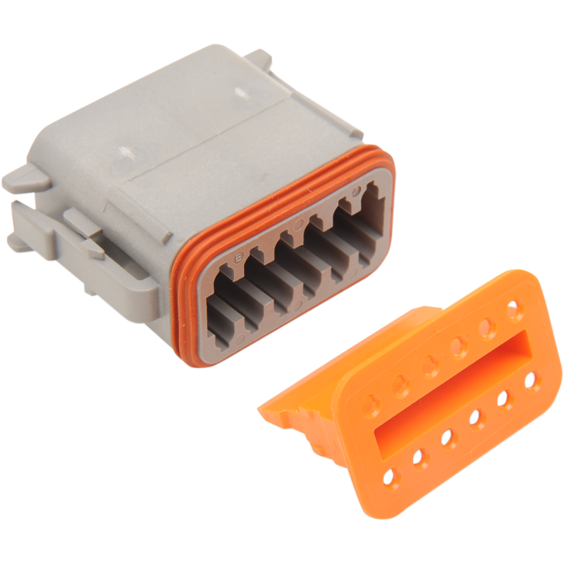 DEUTSCH GRAY 12 SOCKET CONNECTOR EA
