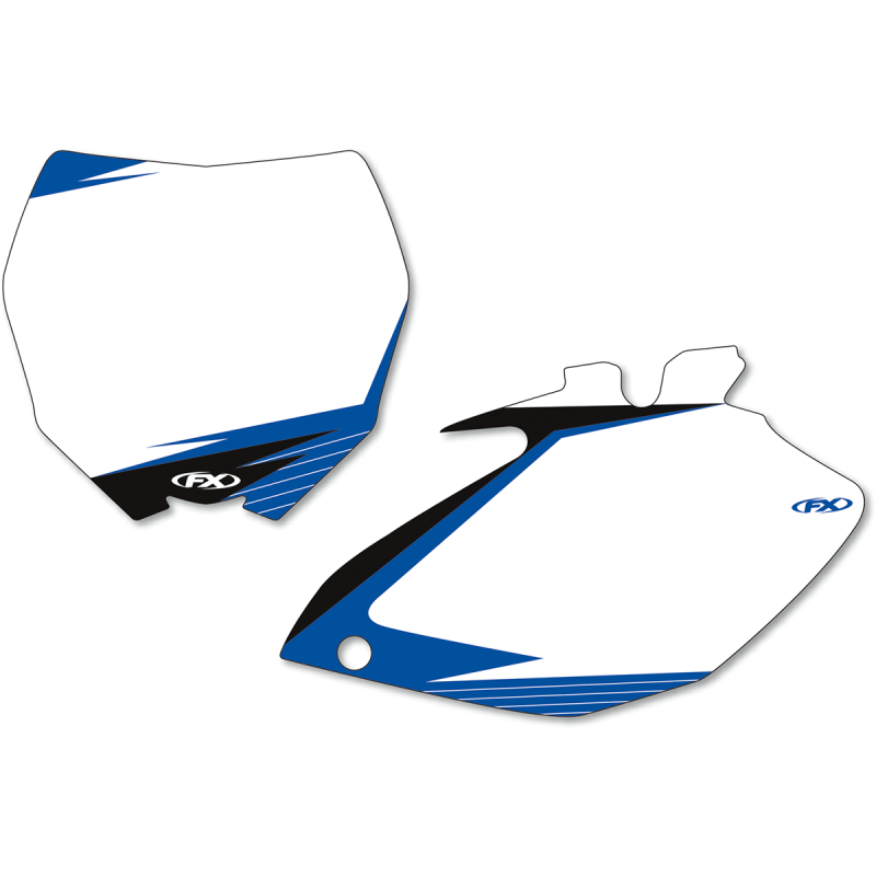 10-13 YZ450F PRE-CUT NUMBER PLATE WHITE