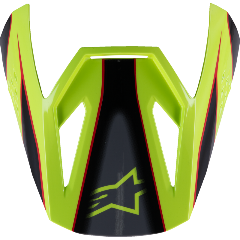 VISOR YOUTH FRAY RED/YEL