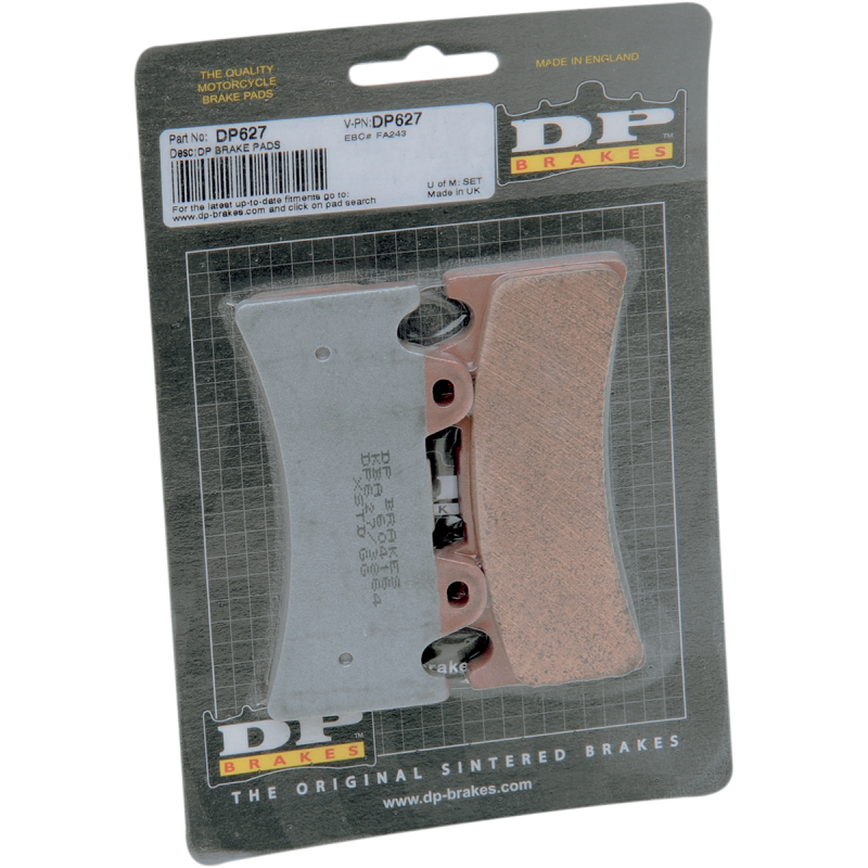 DP627 STANDARD COMPOUND BRAKE PAD SET
