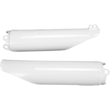 LOWER FORK COVER SET- CR/CRF:04-10 WHITE