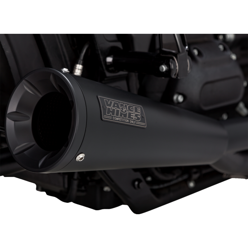 18-UP ST EXHAUST 2-1 UPSW SS BLK PCX