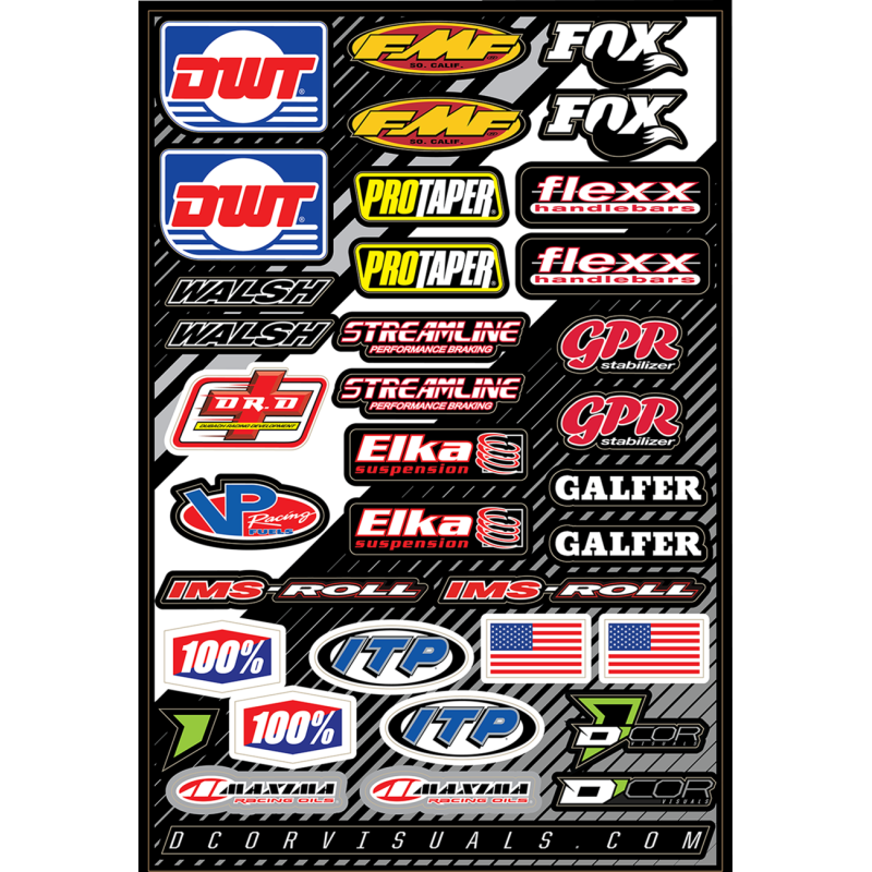 DECAL SHEET MISC ATV
